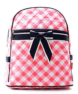 15" Quilted Backpack Bookbag Kids School Tote - Gifts Happen Here