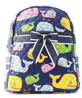 15" Quilted Backpack Bookbag Kids School Tote - Gifts Happen Here